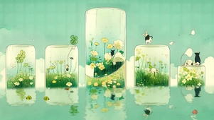 简约清新插画