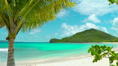 放松自然岛屿海滩