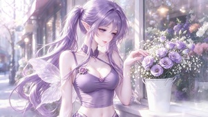 花店精灵少女