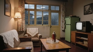 【雨景】老干部的家