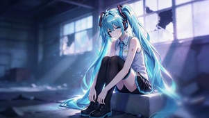 废弃厂房初音的心事
