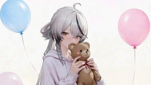 轻甜熊伴女孩