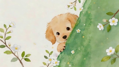 可爱小狗狗
