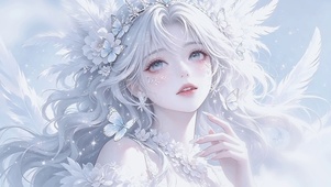 花梦羽蝶纯白少女