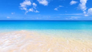 清澈治愈海滩海岛