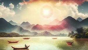 霞光