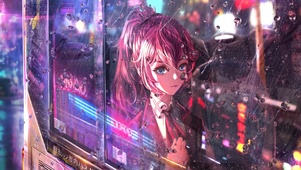 雨中少女