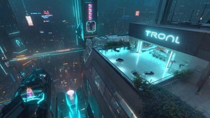 赛博城市雨夜