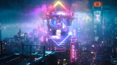 赛博未来科幻城市