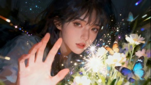 仙女棒星火少女