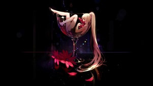 杯中少女