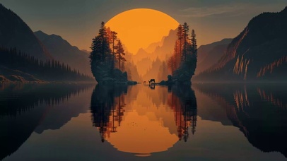 国风山水