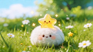 草地上的小可爱