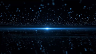 蓝色流动水面空间粒子