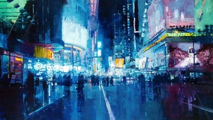 4k 雨中街道（二）
