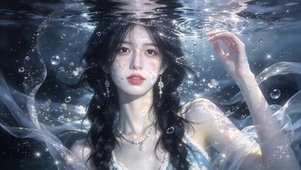 唯美水下女孩