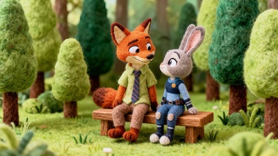 林中相约朱迪和尼克