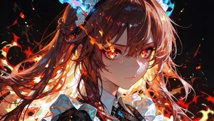 二次元火焰女孩