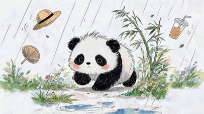可爱熊猫