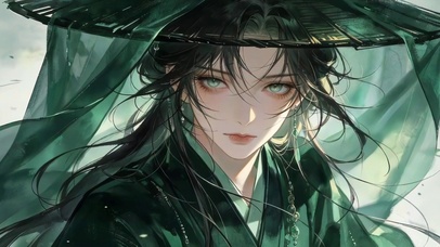 护眼武侠风美女壁纸