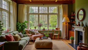 【雨景】欧式传统客厅