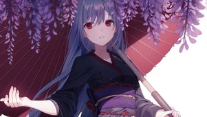 撑伞少女