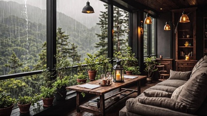 【雨景】山野雨景