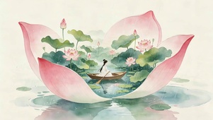唯美荷花