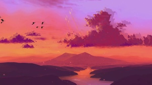 唯美晚霞