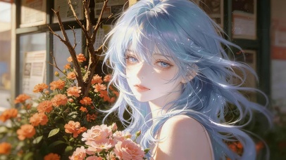 鲜花少女