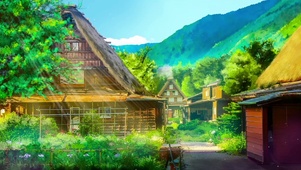 插画-乡村房子