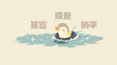 躺平暴富咸鱼