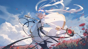 可爱精灵女孩