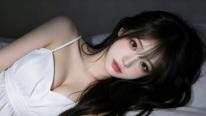治愈可爱居家女孩