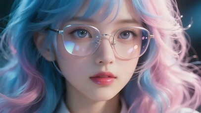 戴眼镜的学姐