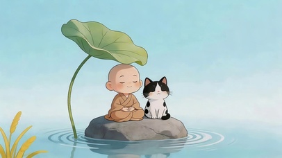 可爱小和尚
