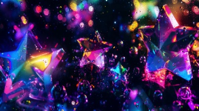 五角星晶体雨滴