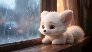 窗外的雨