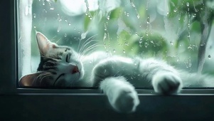 睡着猫咪