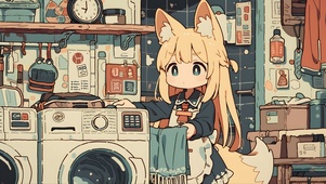 洗衣房的小狐娘
