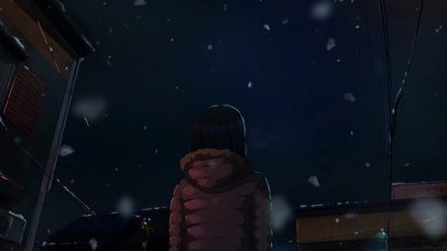 雪中女孩