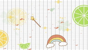 夏日动态卡通水果