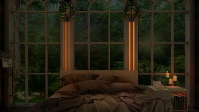 雨天舒适的房间