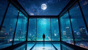 创意夜景城市