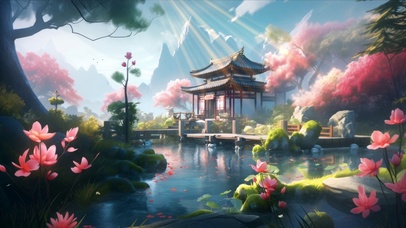 国风 庭院