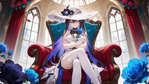 红椅王座大丽花