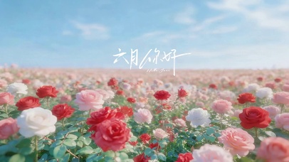 唯美的鲜花盛开