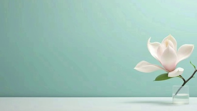 唯美治愈 纯色简约