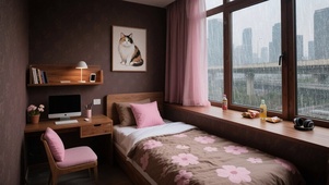 【雨景】温馨的单身公寓