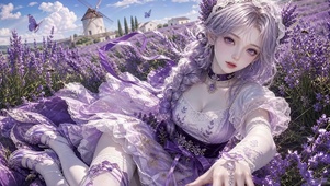 薰衣草・紫雾花灵